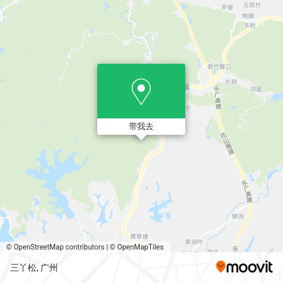 三丫松地图