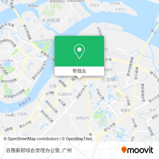 谷围新邨综合管理办公室地图