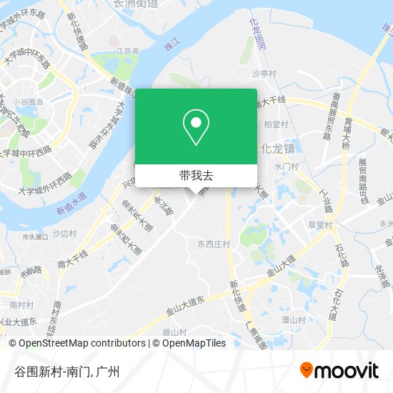 谷围新村-南门地图