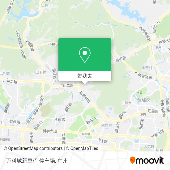 万科城新里程-停车场地图