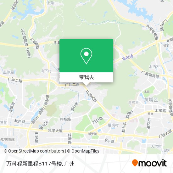 万科程新里程B117号楼地图