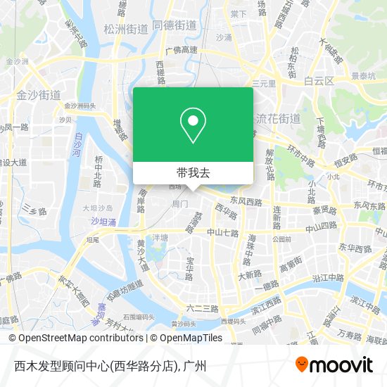西木发型顾问中心(西华路分店)地图