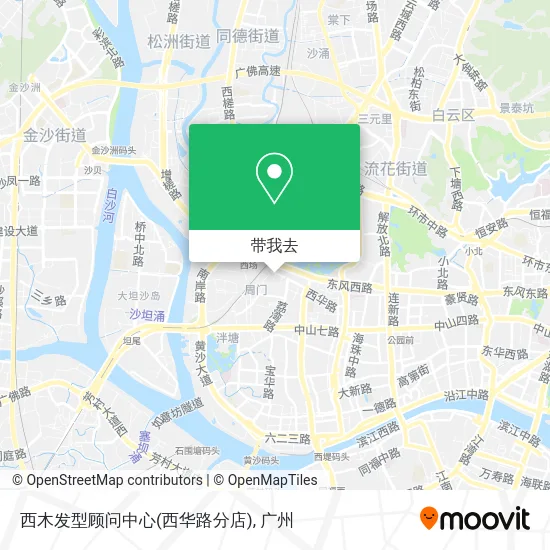 西木发型顾问中心(西华路分店)地图