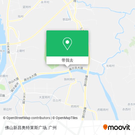 佛山新昌奥特莱斯广场地图