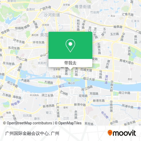 广州国际金融会议中心地图