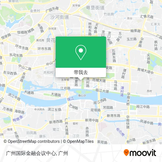 广州国际金融会议中心地图