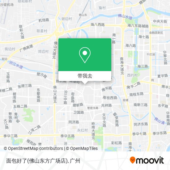 面包好了(佛山东方广场店)地图