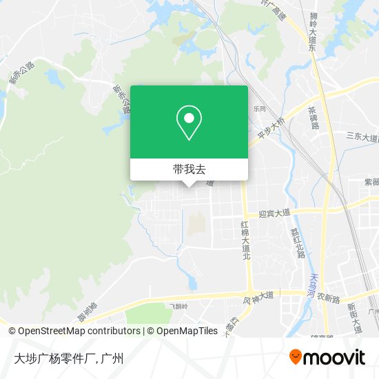 大埗广杨零件厂地图