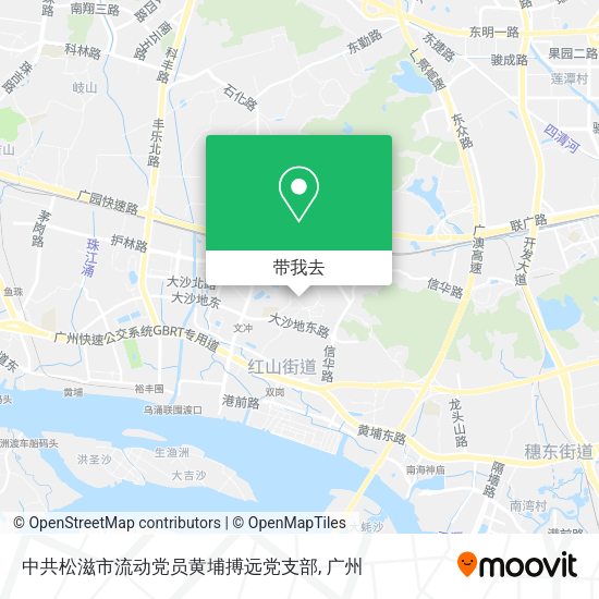 中共松滋市流动党员黄埔搏远党支部地图