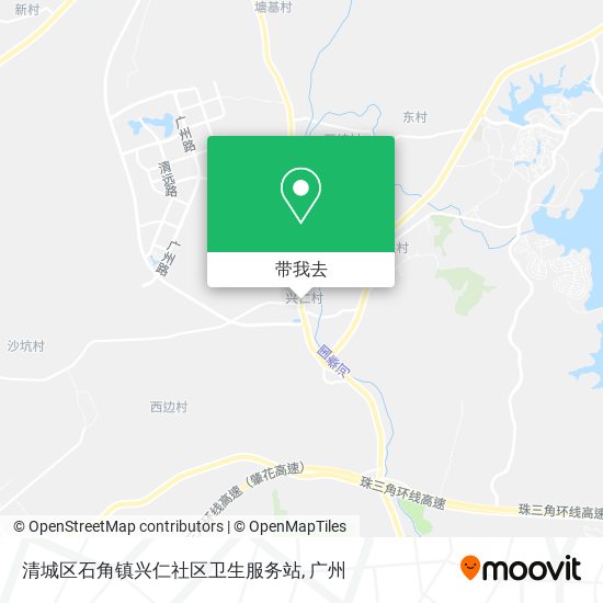 清城区石角镇兴仁社区卫生服务站地图