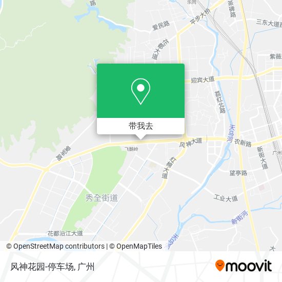 风神花园-停车场地图