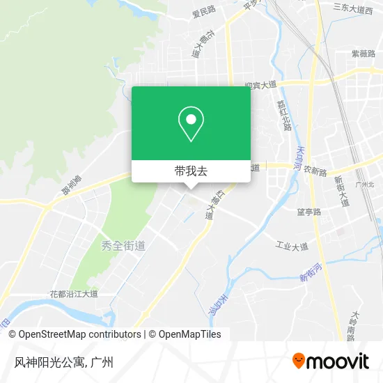 风神阳光公寓地图