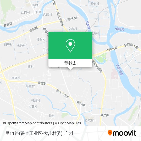 里11路(得金工业区-大步村委)地图