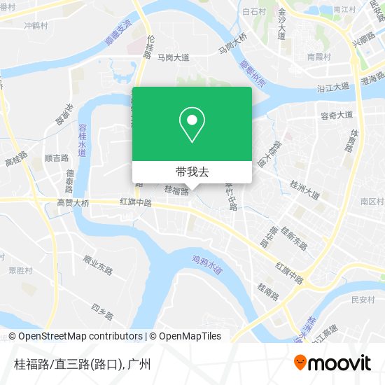桂福路/直三路(路口)地图