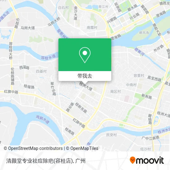 清颜堂专业祛痘除疤(容桂店)地图