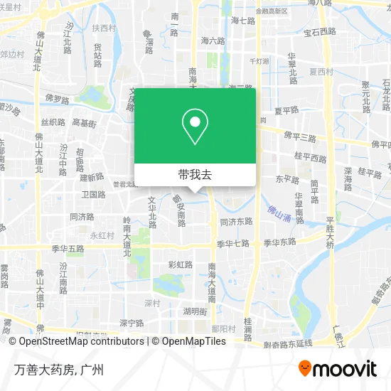 万善大药房地图