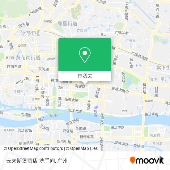 云来斯堡酒店-洗手间地图