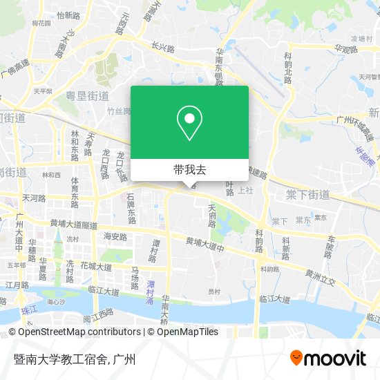 暨南大学教工宿舍地图