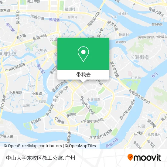 中山大学东校区教工公寓地图