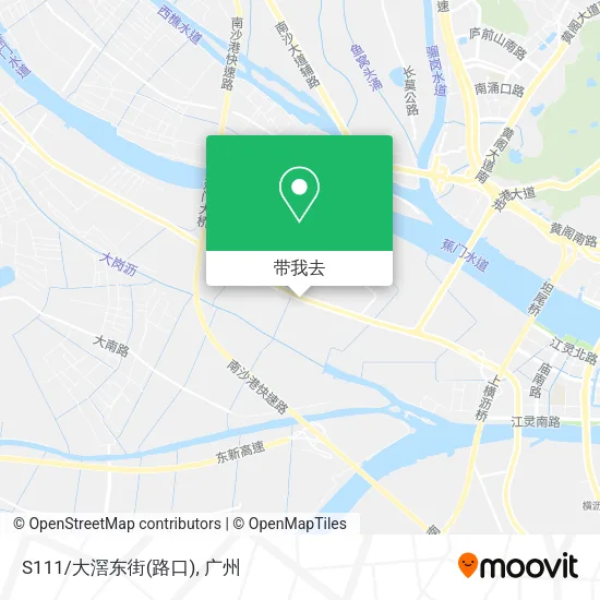 S111/大滘东街(路口)地图
