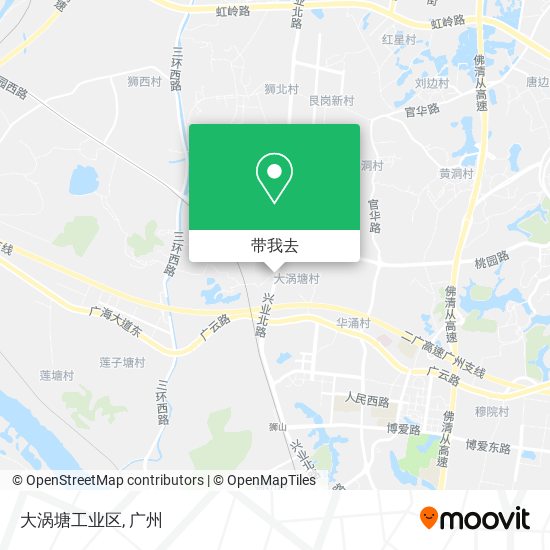 大涡塘工业区地图