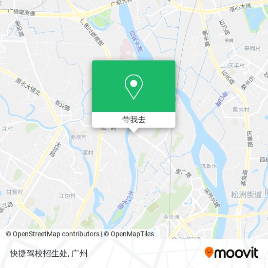 快捷驾校招生处地图