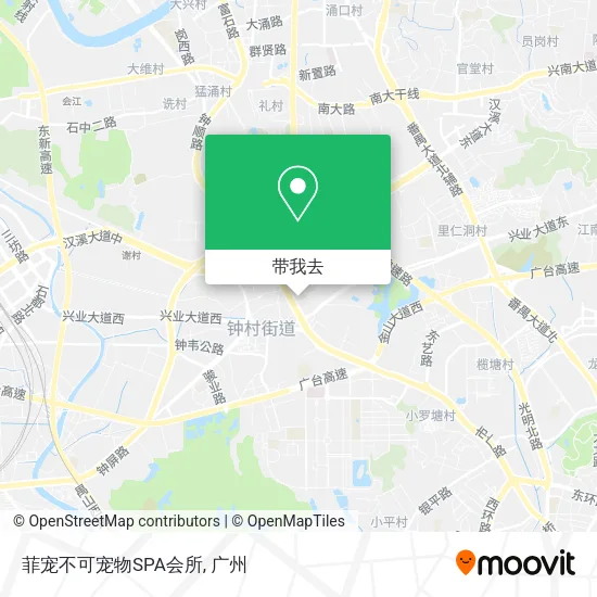 菲宠不可宠物SPA会所地图
