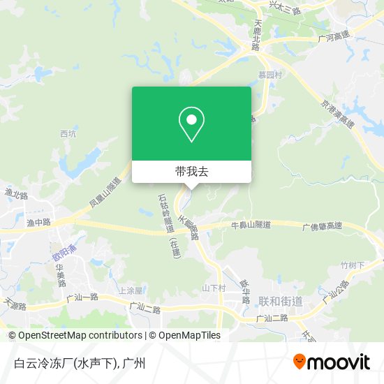 白云冷冻厂(水声下)地图