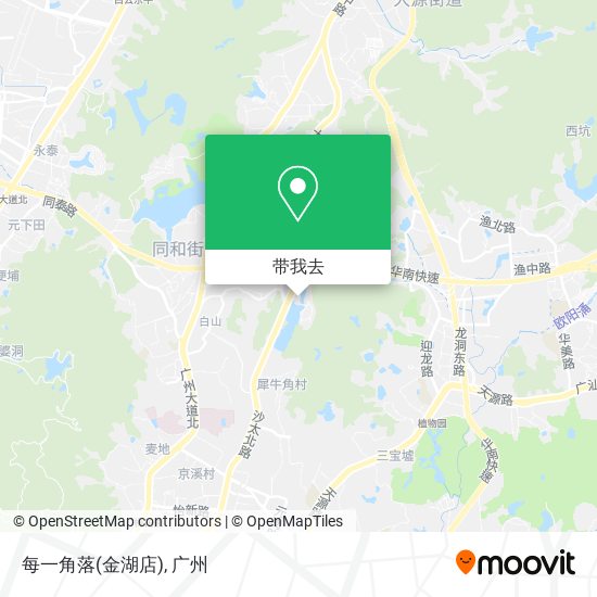 每一角落(金湖店)地图