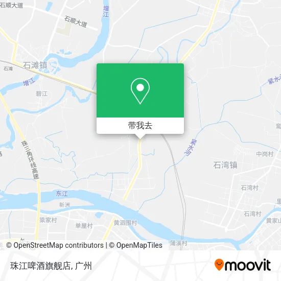 珠江啤酒旗舰店地图