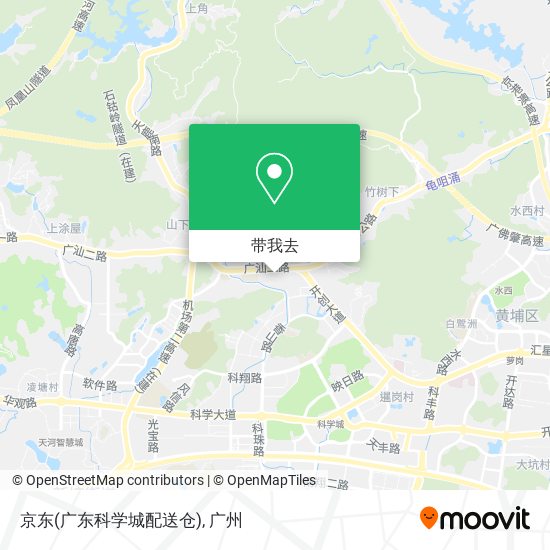 京东(广东科学城配送仓)地图
