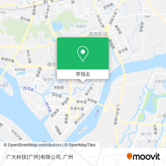 广大科技(广州)有限公司地图
