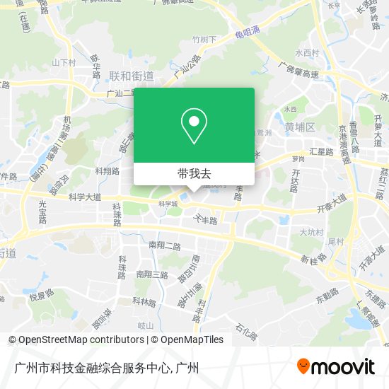 广州市科技金融综合服务中心地图