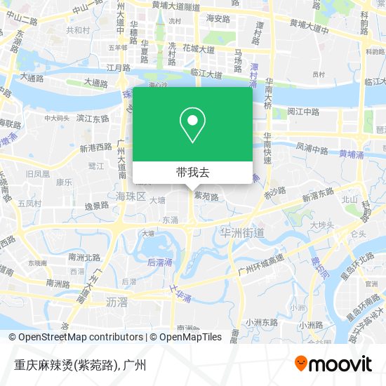 重庆麻辣烫(紫菀路)地图
