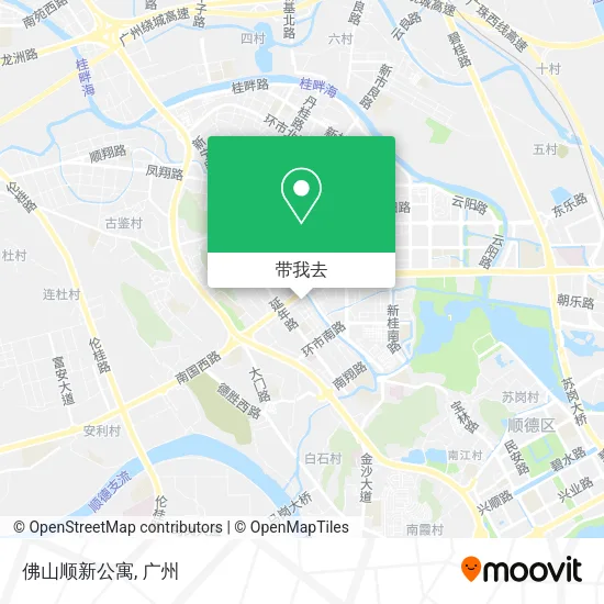 佛山顺新公寓地图
