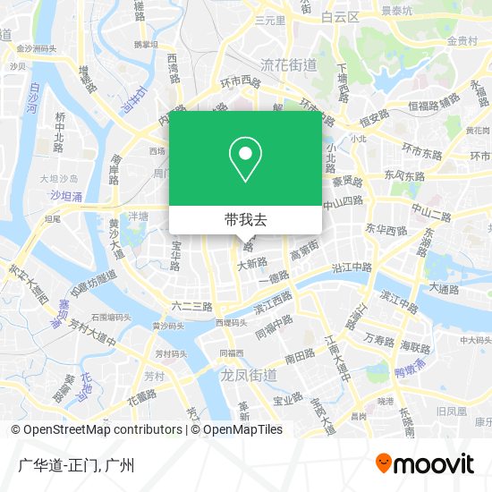广华道-正门地图