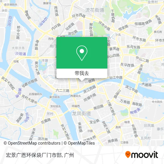 宏景广恩环保袋厂门市部地图