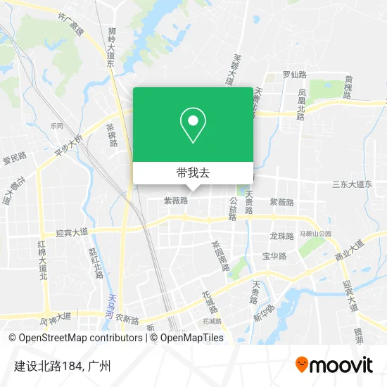 建设北路184地图
