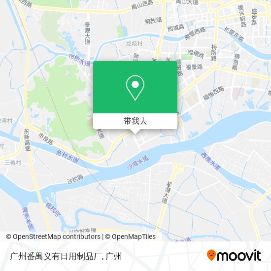 广州番禺义有日用制品厂地图