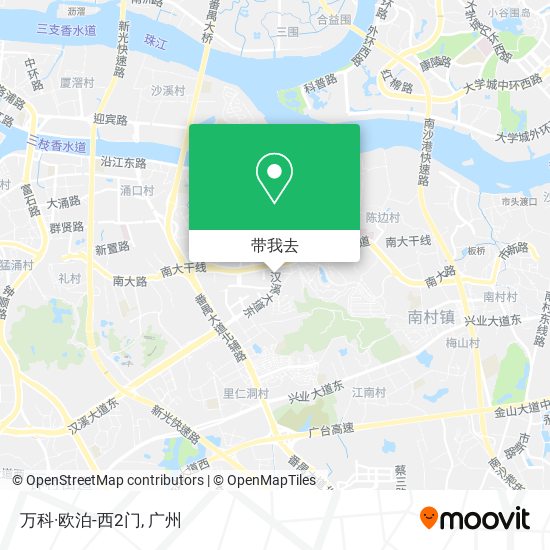 万科·欧泊-西2门地图