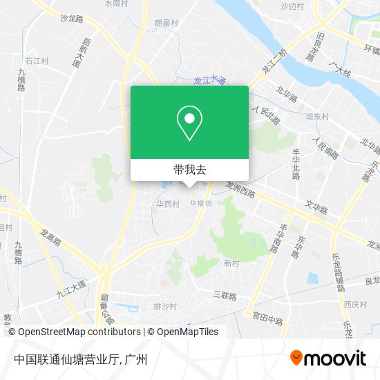 中国联通仙塘营业厅地图