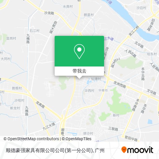 顺德豪强家具有限公司公司(第一分公司)地图