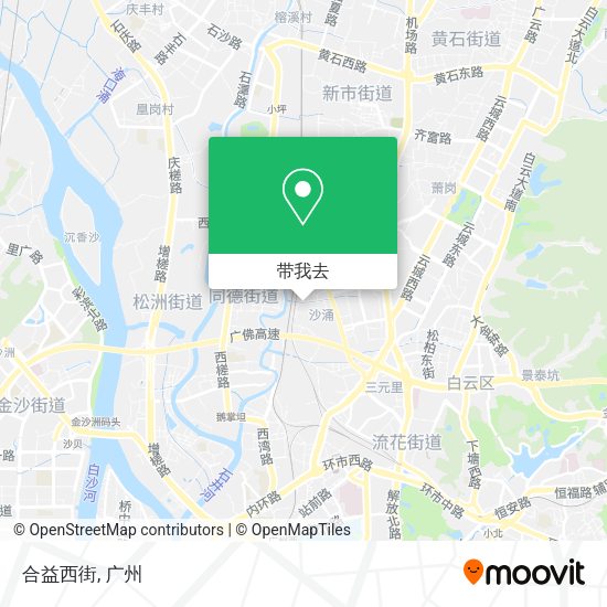 合益西街地图