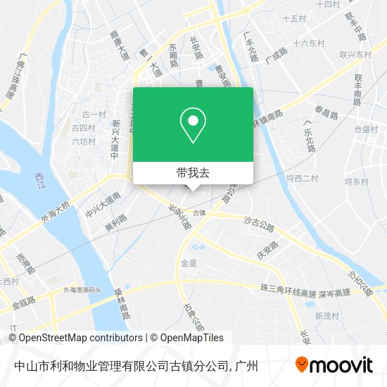 中山市利和物业管理有限公司古镇分公司地图