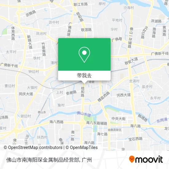 佛山市南海阳琛金属制品经营部地图