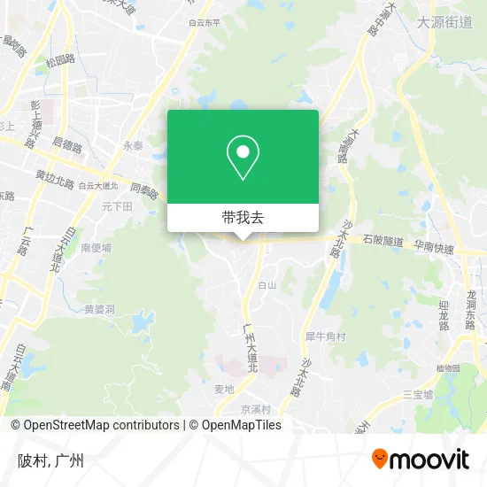 陂村地图