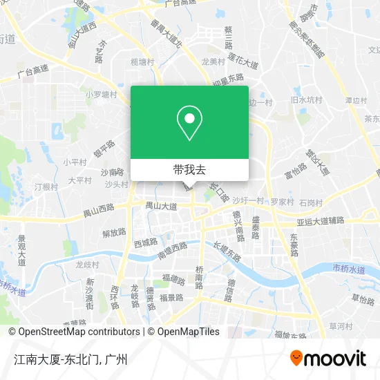 江南大厦-东北门地图