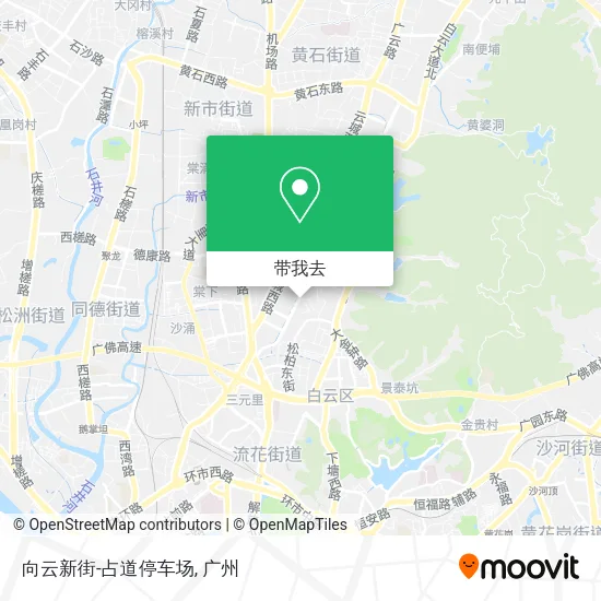 向云新街-占道停车场地图