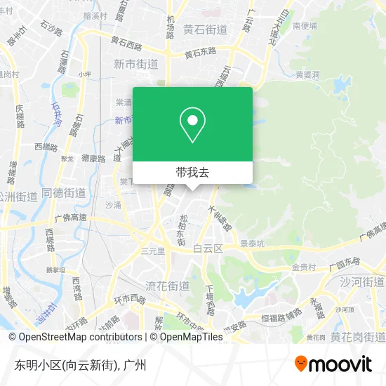 东明小区(向云新街)地图