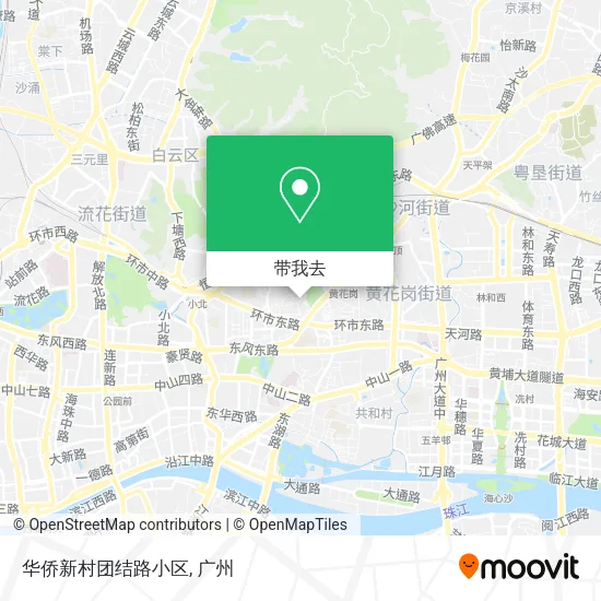 华侨新村团结路小区地图